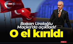 Bakan Uraloğlu Maçka’da açıkladı! O el kırıldı