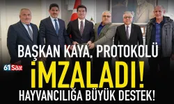 Ahmet Kaya protokolü imzaladı