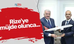 Rize'ye müjde olunca...