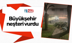 Trabzon Büyükşehir Belediyesi neşteri vurdu...