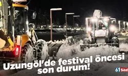 Uzungöl'de festival öncesi son durum!