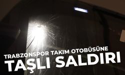 Trabzonspor otobüsüne saldırı gerçekleşti!