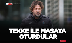 Tekke ile masaya oturdular