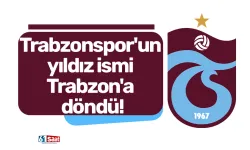 Trabzonspor'un yıldız ismi Trabzon'a döndü!