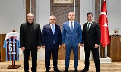 Trabzon Muhtarlar Federasyonu’ndan Emniyet Müdürü Ali Loğoğlu’na ziyaret