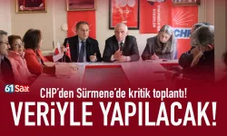 CHP Trabzon'da Sürmene'de kritik toplantı!