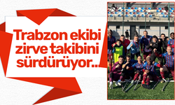 Trabzon ekibi zirve takibini sürdürüyor...