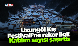 Uzungöl Kış Festivali’ne rekor ilgi! Katılım sayısı şaşırttı
