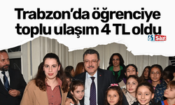 Trabzon’da öğrenciye toplu ulaşım 4 TL oldu