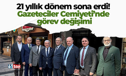 21 yıllık dönem sona erdi! Gazeteciler Cemiyeti’nde görev değişimi