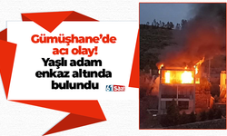 Gümüşhane’de acı olay! Yaşlı adam enkaz altında bulundu