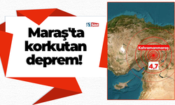 Maraş'ta korkutan deprem!