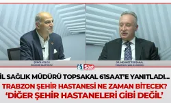 Trabzon İl Sağlık Müdürü Dr. Mehmet Topsakal, 61saat'in canlı yayın konuğu...