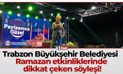 Trabzon Büyükşehir Belediyesi Ramazan etkinliklerinde dikkat öeken Söyleşi