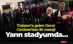 Trabzon’a gelen Cardozo’dan ilk mesaj! Yarın stadyumda…