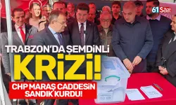 Trabzon'da Şemdinli krizi: CHP Maraş Caddesi'ne referandum sandığı koydu