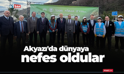 Akyazı'da dünyaya nefes oldular
