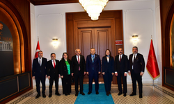 Turan Ülküsü Genel Merkezi heyetinden Vali Şahin’e ziyaret