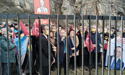 Murat Çalık için Maçka’da sarı maske eylemi