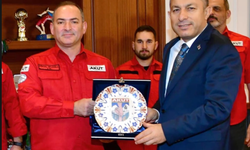AKUT Trabzon ekibinden Vali Şahin'e Ziyaret
