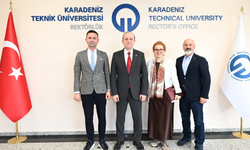 TEV Heyeti, KTÜ Rektörü Prof. Dr. Çuvalcı’yı ziyaret etti