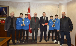 Şampiyon öğrencilerden TTSO'ya ziyaret