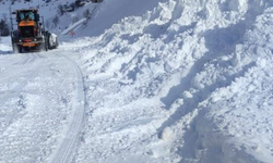 Eğribel Tüneli girişinde çığ nedeniyle kapanan yol ulaşıma açıldı