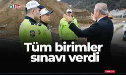 Tüm birimler sınavı verdi
