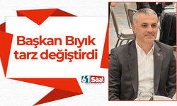 Başkan Bıyık tarz değiştirdi