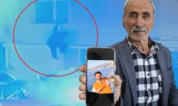 Güvenlik kamerasına bakınca  şoke oldular!  Camdan atlayıp sırra kadem bastı