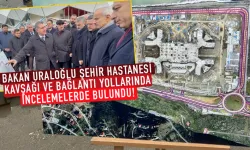 Bakan Abdulkadir Uraloğlu, Trabzon'da  Şehir Hastanesi yoluyla ilgili inceleme...