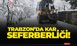Trabzon'da kar seferberliği!