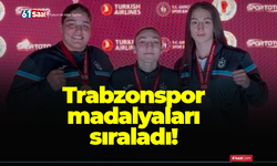 Trabzonspor madalyaları sıraladı!