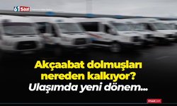 Akçaabat dolmuşları nereden kalkıyor?