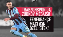 Trabzonspor'da Zubkov mesaisi... Fenerbahçe maçı için özel istek!