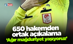 650 hakemden ortak açıklama ‘Ağır mağduriyet yaşıyoruz’