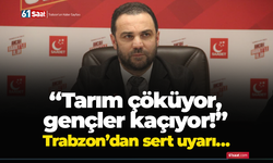 “Tarım çöküyor, gençler kaçıyor!” Trabzon’dan sert uyarı…