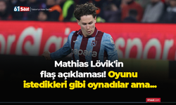 Mathias Lövik'in flaş açıklaması! Oyunu istedikleri gibi oynadılar ama...
