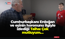 Cumhurbaşkanı Erdoğan ve eşinin horonunu ilgiyle izlediği Talha: Çok mutluyum…