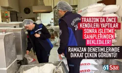Trabzon'da önce kendileri yaptılar, sonra işletme sahiplerinden beklediler...