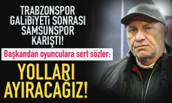 Trabzonspor maçı sonrası Samsunspor karıştı! Başkan açık açık söyledi...