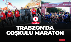 Trabzon'da coşkulu maraton!