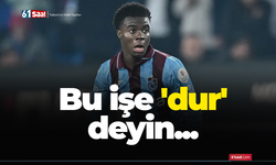 Bu işe 'dur' deyin...