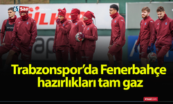 Trabzonspor’da Fenerbahçe hazırlıkları tam gaz
