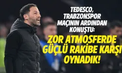 Fenerbahçe teknik direktörü Tedesco, Trabzonspor maçının ardından konuştu.