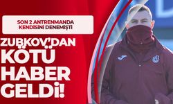 Trabzonspor'da Zubkov'dan kötü haber geldi