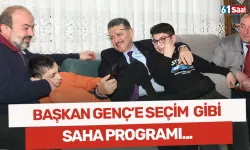 Başkan Genç'e seçim gibi saha programı...