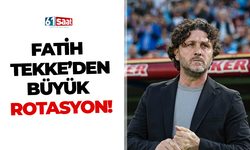 Tekke'den büyük rotasyon!