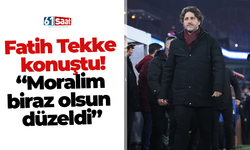 Fatih Tekke konuştu! “Moralim biraz olsun düzeldi”