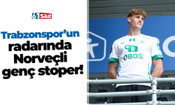 Trabzonspor’un radarında Norveçli genç stoper!
